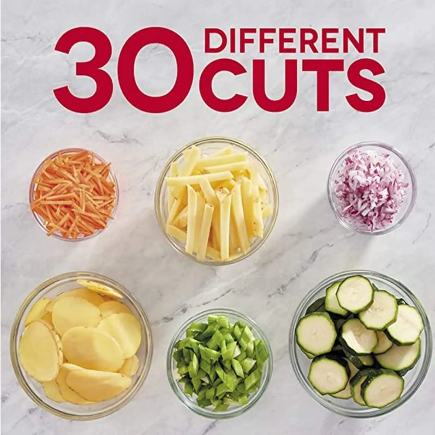 Mandolina de Cocina Multifuncional | 4 Cuchillas de Acero Inoxidable